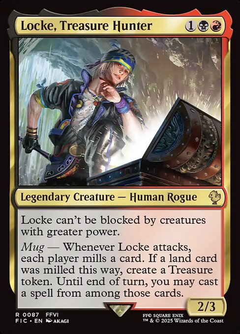 Locke, Treasure Hunter (87) - Final Fantasy Commander - Game On