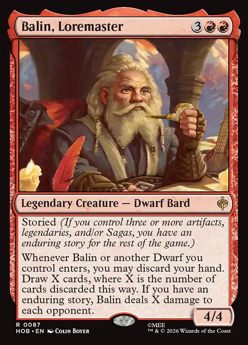 Balin, Loremaster (87) - The Hobbit - Game On