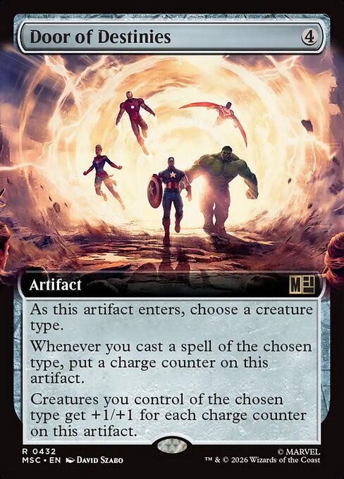 Door of Destinies (432) - EXTENDED ART - Marvel Super Heroes Commander - Game On