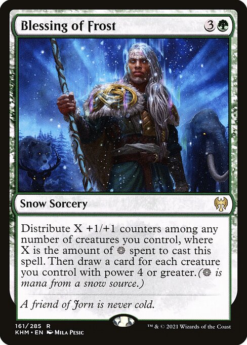 Blessing of Frost (161) (Foil) - Kaldheim - Game On