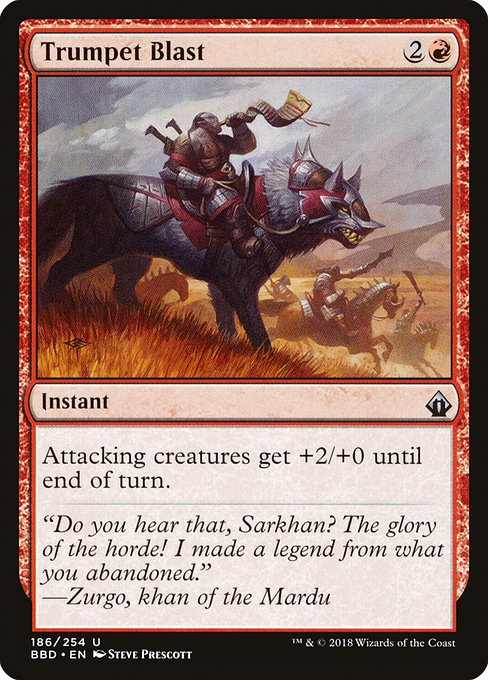 Trumpet Blast (186) (Foil) - Battlebond - Game On
