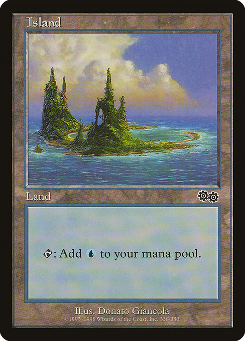 Island (338) - Urza's Saga - Game On