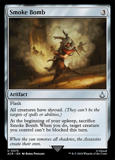 Smoke Bomb (75) (Foil) - Assassin's Creed - Game On