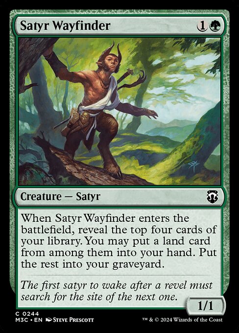 Satyr Wayfinder (244) - Modern Horizons 3 Commander - Game On