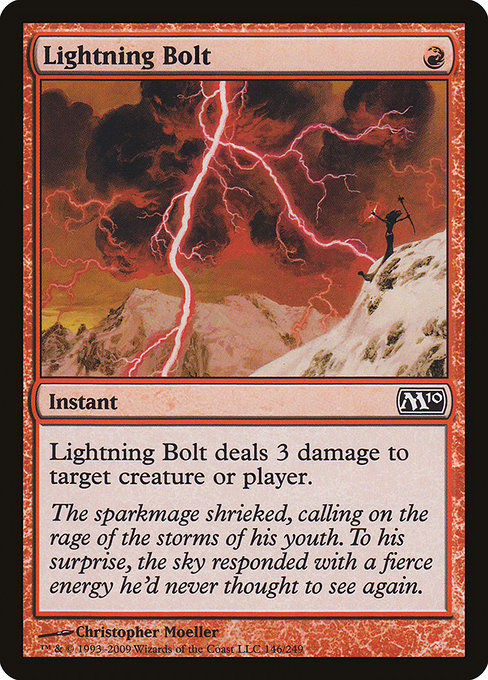 Lightning Bolt (146) - Magic 2010 - Game On