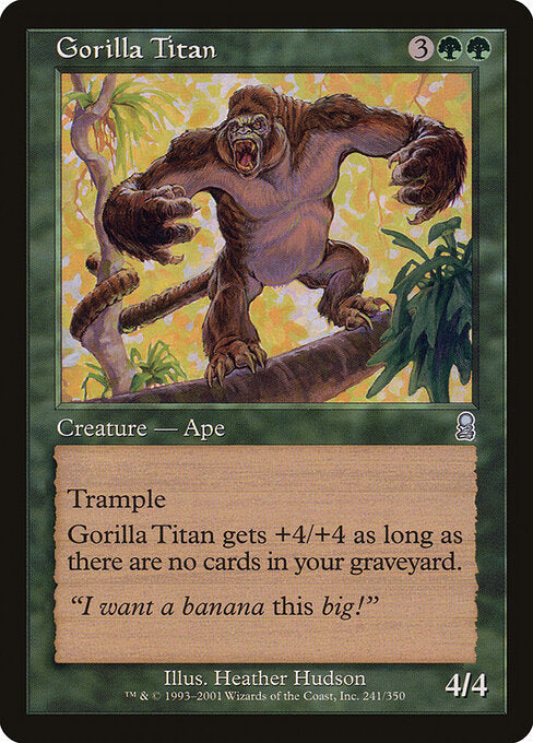 Gorilla Titan (241) - Odyssey - Game On