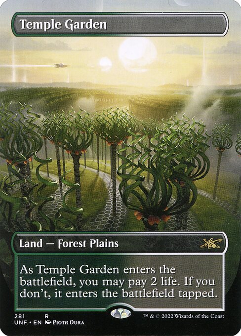 Temple Garden (281) - BORDERLESS - FULL ART - Unfinity - Game On