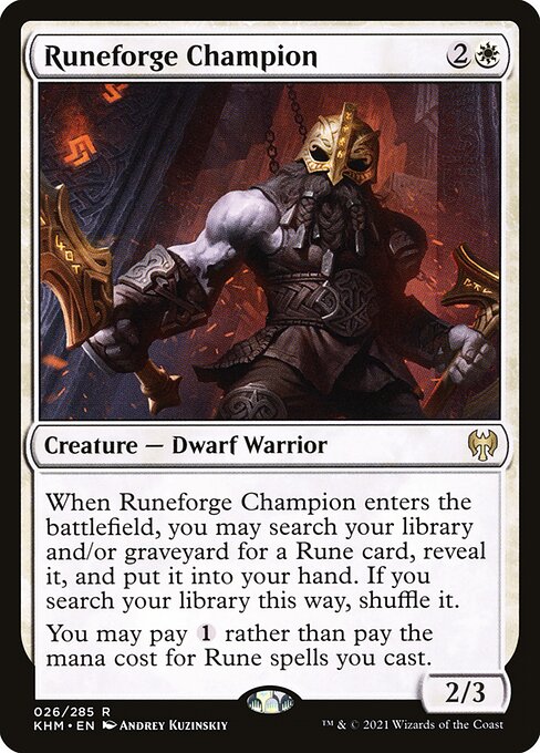 Runeforge Champion (26) (Foil) - Kaldheim - Game On