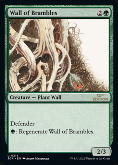 Wall of Brambles (219) - 30th Anniversary Edition - Game On