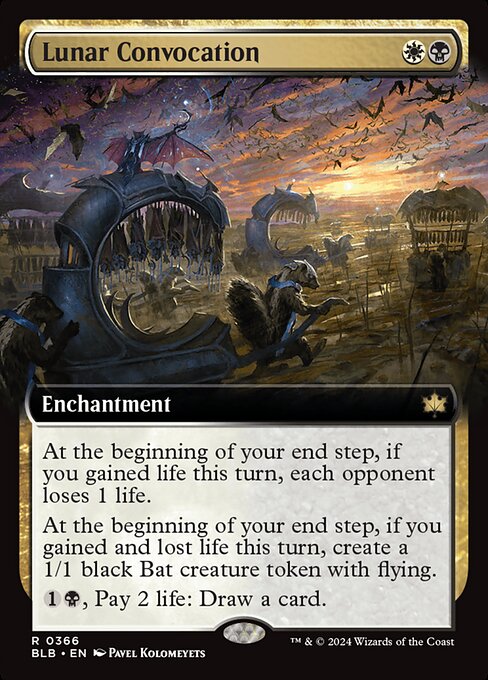 Lunar Convocation (366) - EXTENDED ART (Foil) - Bloomburrow - Game On