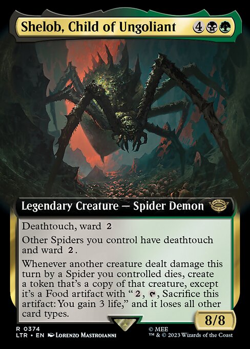 Shelob, Child of Ungoliant (374) - EXTENDED ART - The Lord of the Rings: Tales of Middle-earth - Game On