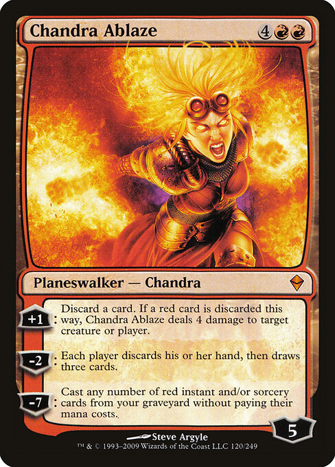 Chandra Ablaze (120) - Zendikar - Game On