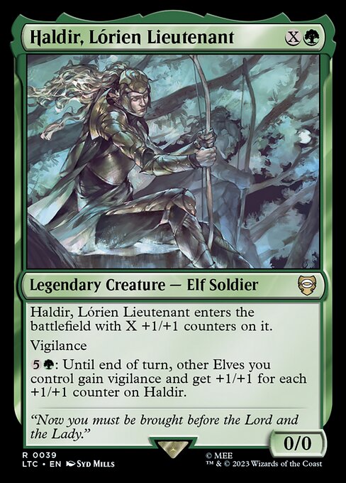 Haldir, Lórien Lieutenant (39) - Tales of Middle-earth Commander - Game On