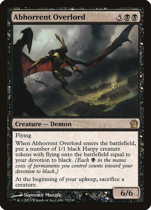 Abhorrent Overlord (75) - Theros - Game On