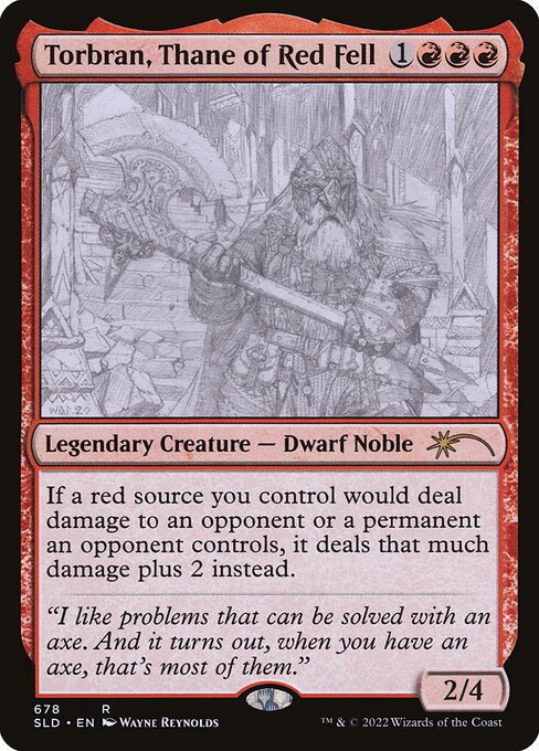 Torbran, Thane of Red Fell (678) (Foil) - Secret Lair Drop - Game On