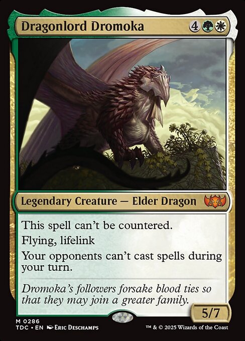 Dragonlord Dromoka (286) - Tarkir: Dragonstorm Commander - Game On