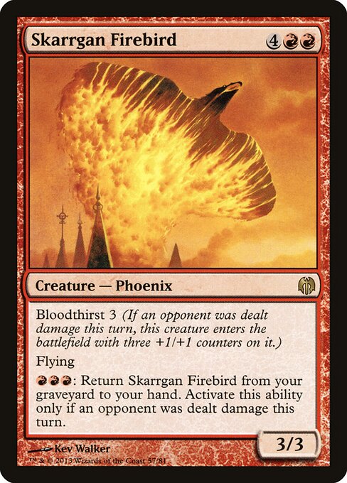 Skarrgan Firebird (57) - Duel Decks: Heroes vs. Monsters - Game On