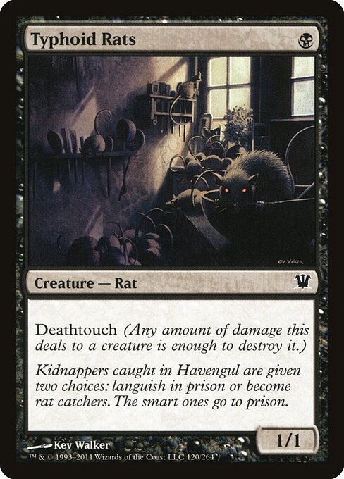 Typhoid Rats (120) (Foil) - Innistrad - Game On