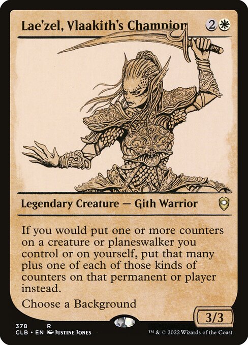 Lae'zel, Vlaakith's Champion (378) - SHOWCASE - Commander Legends: Battle for Baldur's Gate - Game On