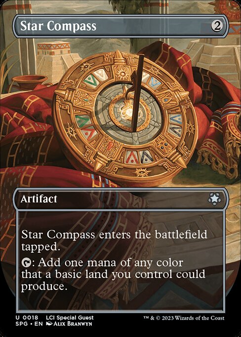 Star Compass (18) - BORDERLESS - FULL ART - Special Guests - Game On