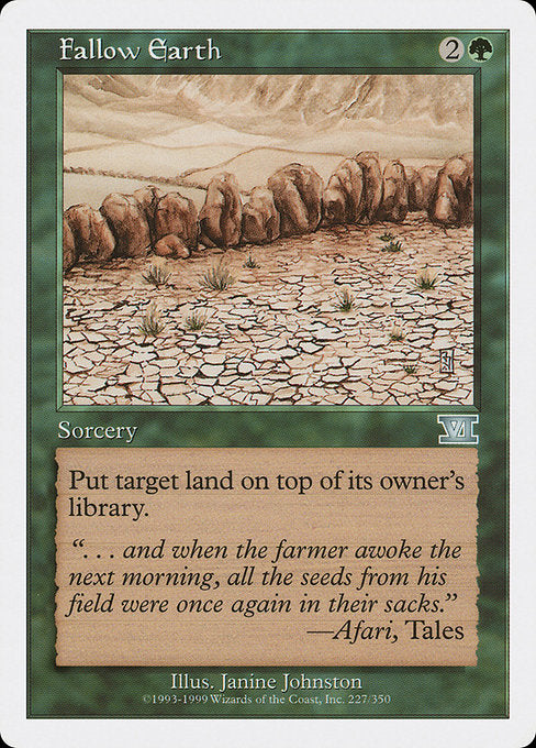 Fallow Earth (227) - Classic Sixth Edition - Game On