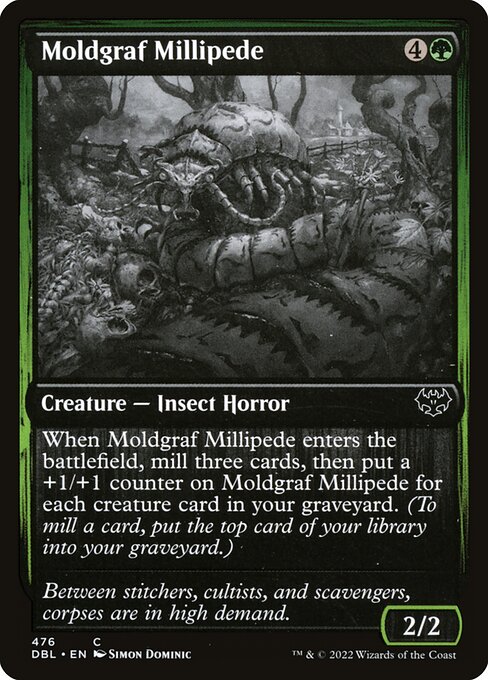 Moldgraf Millipede (476) (Foil) - Innistrad: Double Feature - Game On
