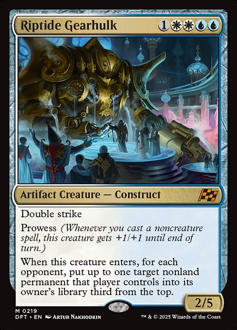 Riptide Gearhulk (219) (Foil) - Aetherdrift - Game On