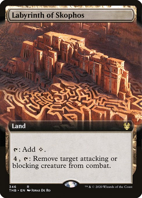 Labyrinth of Skophos (346) - EXTENDED ART - Theros Beyond Death - Game On