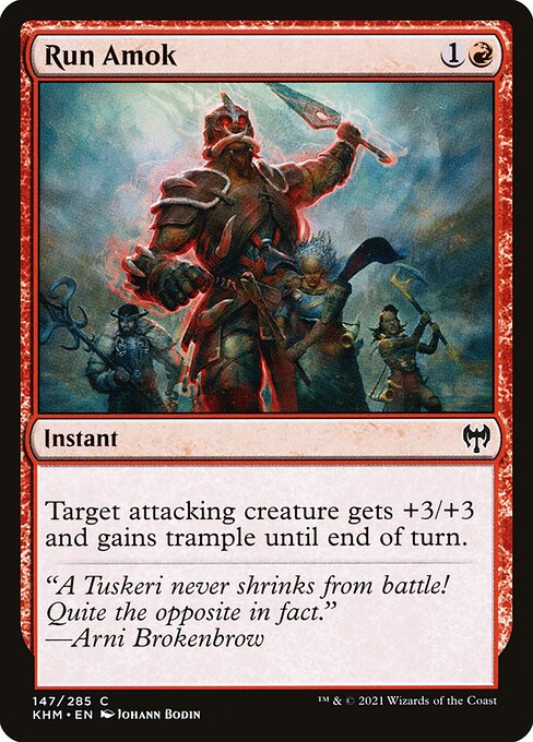 Run Amok (147) (Foil) - Kaldheim - Game On