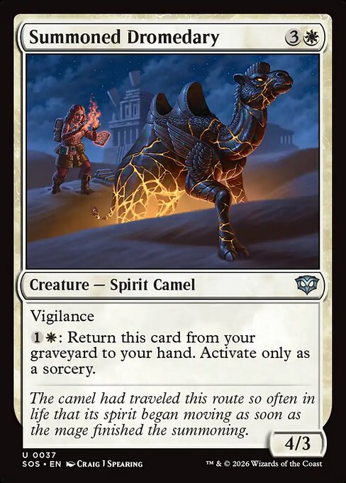 Summoned Dromedary (37) (Foil) - Secrets of Strixhaven - Game On