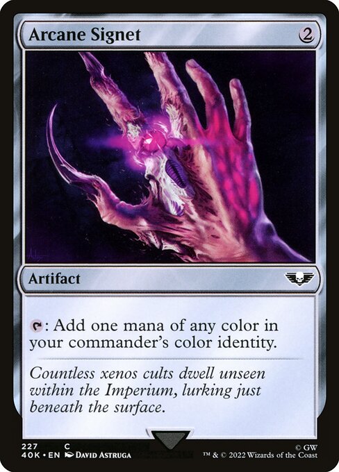 Arcane Signet (227) - Warhammer 40,000 Commander - Game On