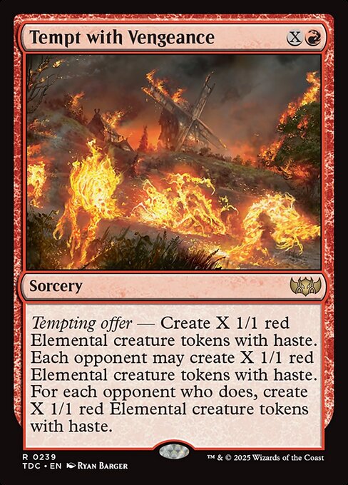 Tempt with Vengeance (239) - Tarkir: Dragonstorm Commander - Game On