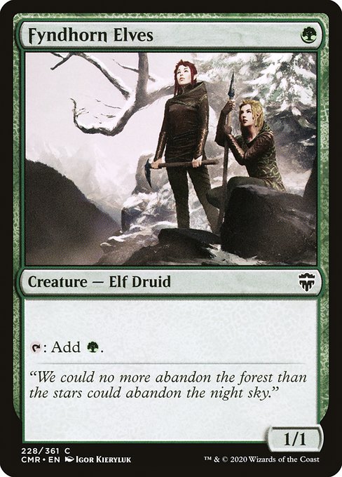 Fyndhorn Elves (228) - Commander Legends - Game On