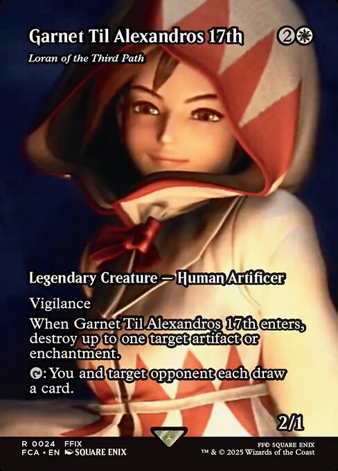 Loran of the Third Path (24) - BORDERLESS - FULL ART - Final Fantasy: Through the Ages - Game On