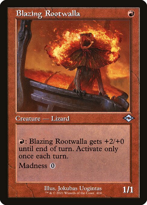 Blazing Rootwalla (404) - Modern Horizons 2 - Game On