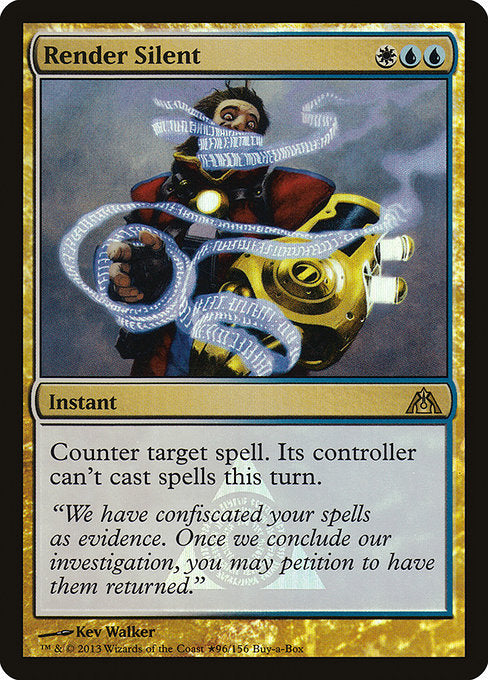 Render Silent (96★) (Foil) - Dragon's Maze Promos - Game On
