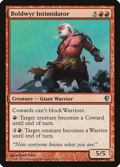 Boldwyr Intimidator (137) (Foil) - Conspiracy - Game On