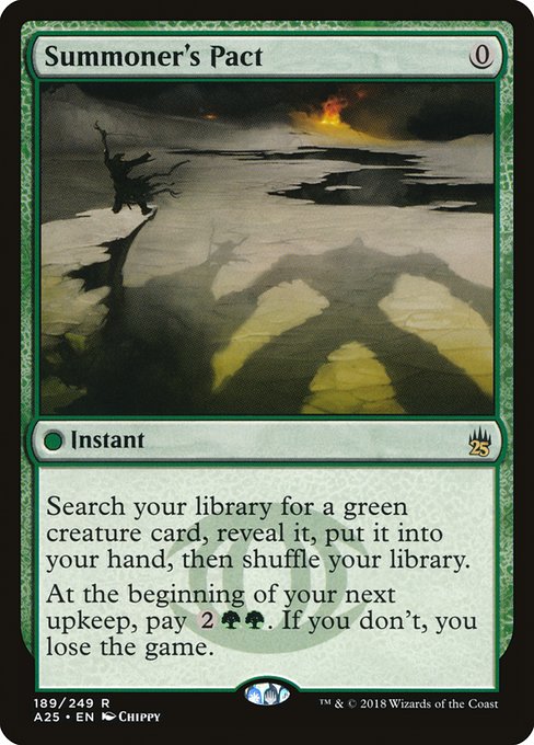 Summoner's Pact (189) (Foil) - Masters 25 - Game On