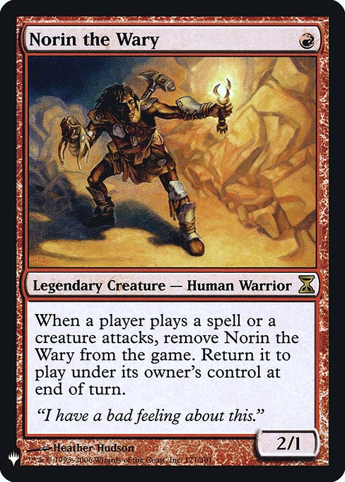 Norin the Wary (TSP-171) (Foil) - The List - Game On