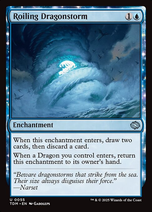 Roiling Dragonstorm (55) (Foil) - Tarkir: Dragonstorm - Game On