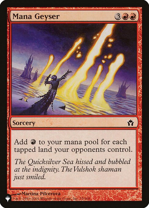 Mana Geyser (5DN-75) - The List - Game On
