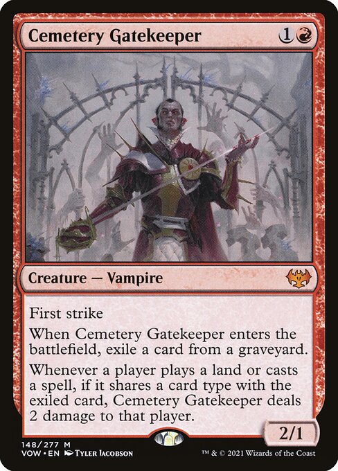 Cemetery Gatekeeper (148) - Innistrad: Crimson Vow - Game On