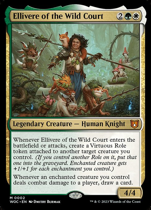 Ellivere of the Wild Court (2) (Foil) - Wilds of Eldraine Commander - Game On