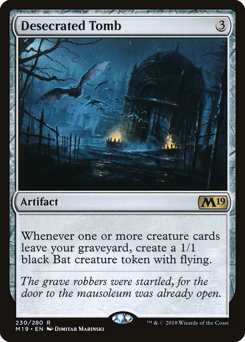 Desecrated Tomb (230) - Core Set 2019 - Game On