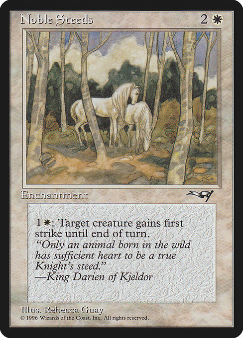 Noble Steeds (11a) - Alliances - Game On