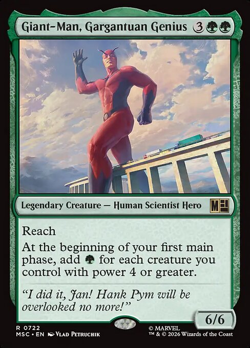 Giant-Man, Gargantuan Genius (722) - Marvel Super Heroes Commander - Game On