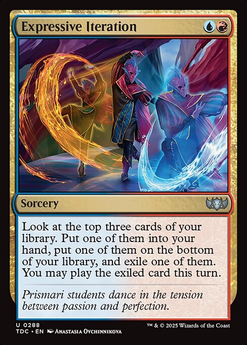 Expressive Iteration (288) - Tarkir: Dragonstorm Commander - Game On