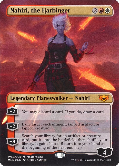 Nahiri, the Harbinger (WS7) - BORDERLESS - FULL ART (Foil) - Mythic Edition - Game On