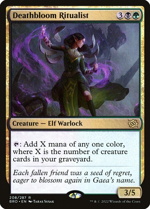 Deathbloom Ritualist (208) - The Brothers' War - Game On