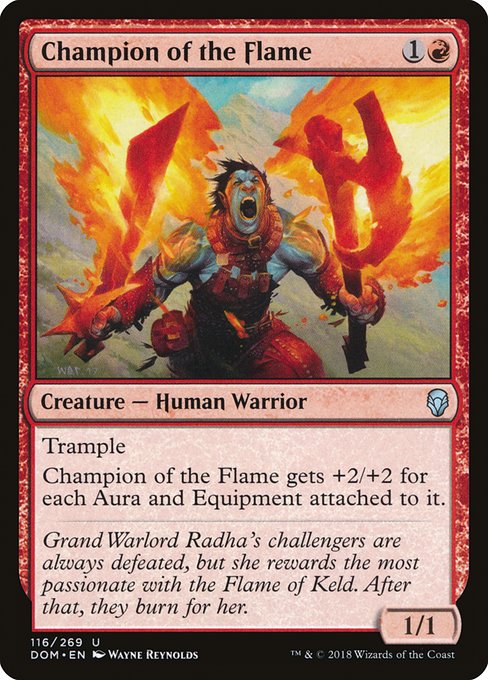Champion of the Flame (116) (Foil) - Dominaria - Game On